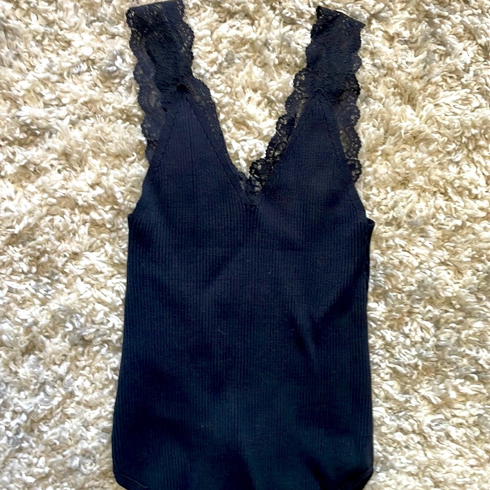 Black Lace Body Suit